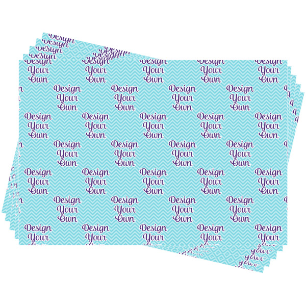Custom Design - Wrapping Paper - Front & Back - Sheets Stack
