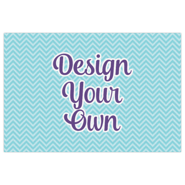 Custom Design - Indoor / Outdoor Rug - 4'x6' - Front Flat