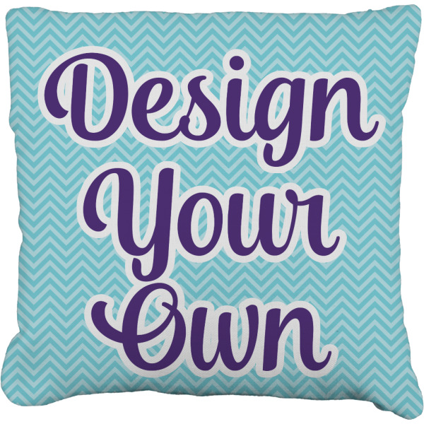 Custom Design Your Own Faux-Linen Throw Pillow
