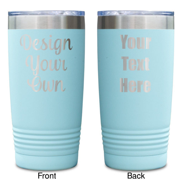 Custom Design - Teal Polar Camel Tumbler - 20oz -Double Sided - Approval