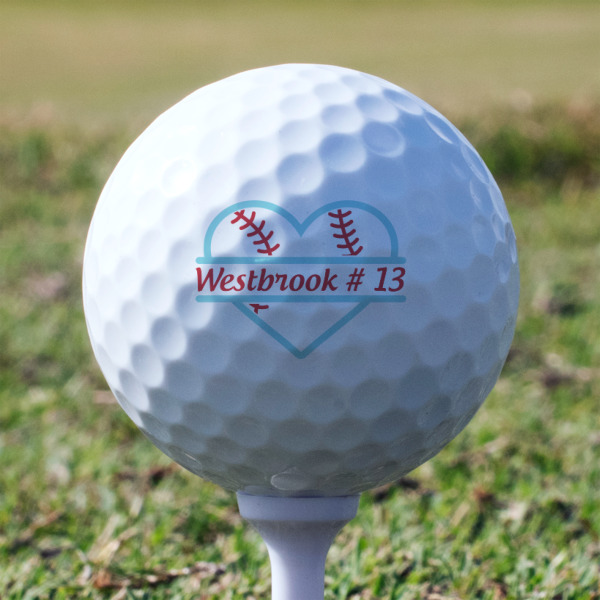Custom Design - Golf Ball - Branded - Tee