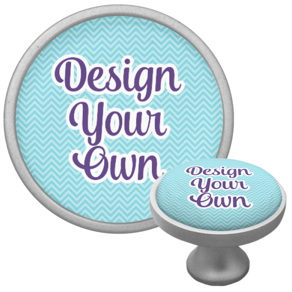 Custom Design - Cabinet Knob - Nickel - Multi Angle
