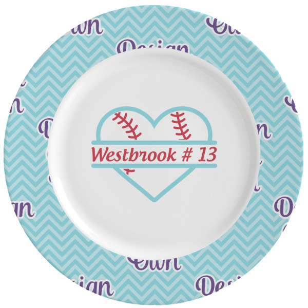 Custom Design Your Own Ceramic Dinner Plates - Set of 4