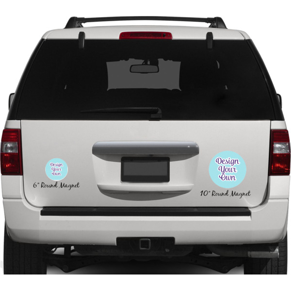 Custom Design - Personalized Car Magnets on Ford Explorer
