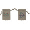 Design Your Own Burlap Gift Bag - Small - Double-Sided