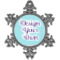 Design Your Own Vintage Snowflake Ornament