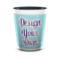Design Your Own Ceramic Shot Glass - 1.5 oz - Two Tone - Single