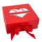 Design Your Own Gift Box with Magnetic Lid - Red