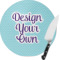 Design Your Own Round Glass Cutting Board - Small