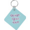 Design Your Own Diamond Plastic Keychain