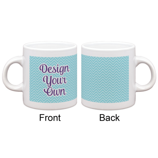 Custom Design - Single Shot Espresso Cup - Single - Front & Back