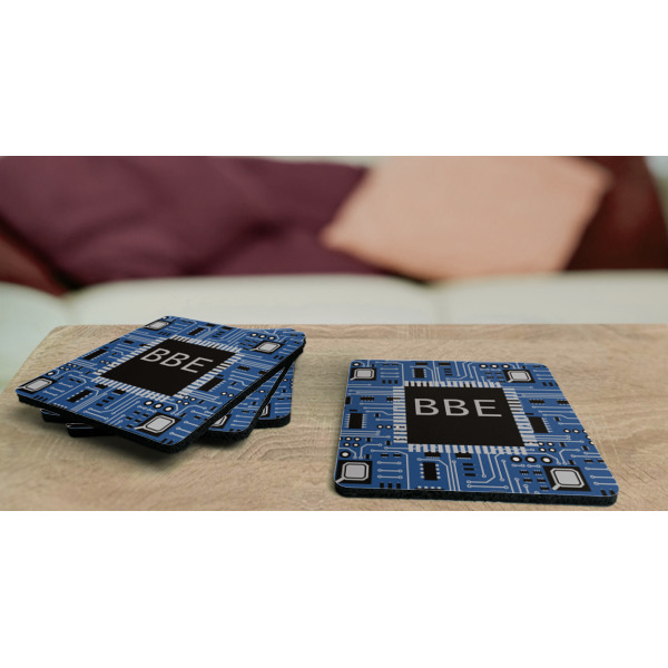 Custom Design - Coaster Rubber Back - On Coffee Table