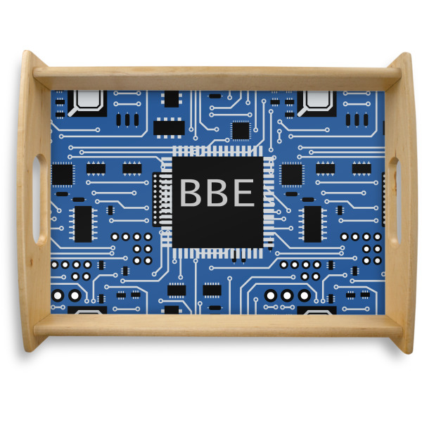 Custom Design Your Own Natural Wooden Tray - Large