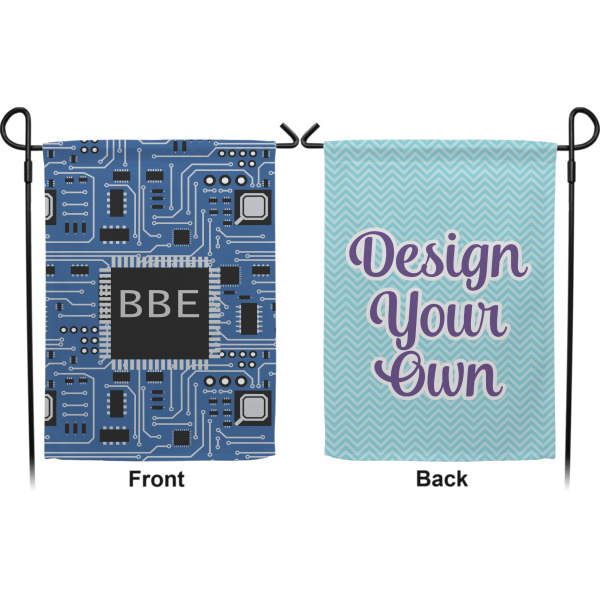 Custom Design - Garden Flag - Double Sided Front and Back
