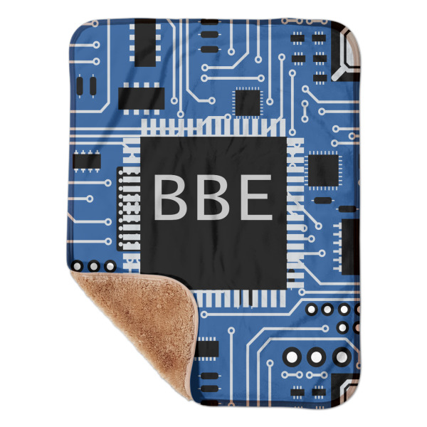 Custom Design Your Own Sherpa Baby Blanket - 30" x 40"