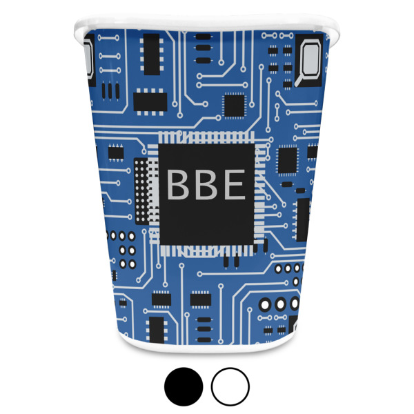 Custom Design - Waste Basket - Both Colors - Front