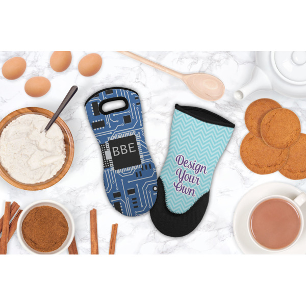 Custom Design - Neoprene Oven Mitt - Lifestyle Image