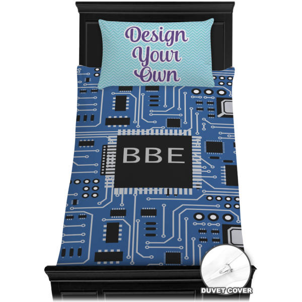 Custom Design - Bedding Set - Twin XL - Duvet - On Bed