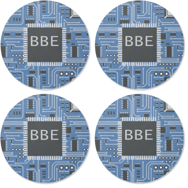 Custom Design - Coaster Round Rubber Back - Apvl