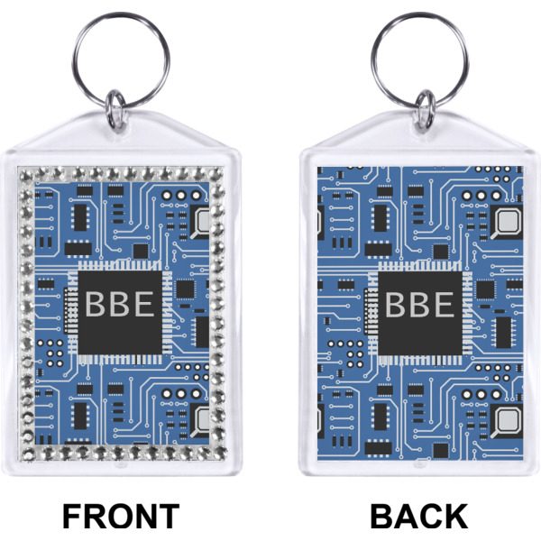 Custom Design - Bling Keychain (Front + Back)