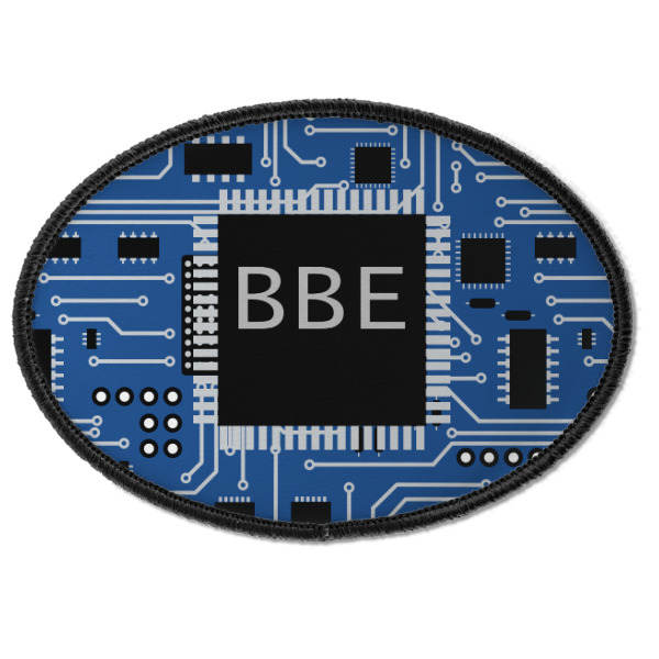 Custom Design - Iron On Patch - Oval - Front