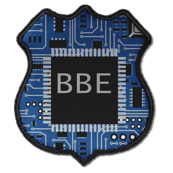 Custom Design - Iron On Patch - Shield - Style C - Front