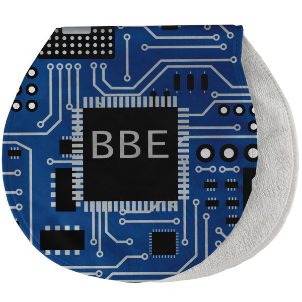 Custom Design - New Baby Burp Folded