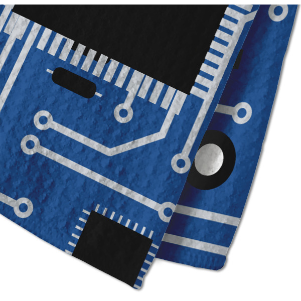 Custom Design - Waffle Weave Towel - Closeup of Material Image