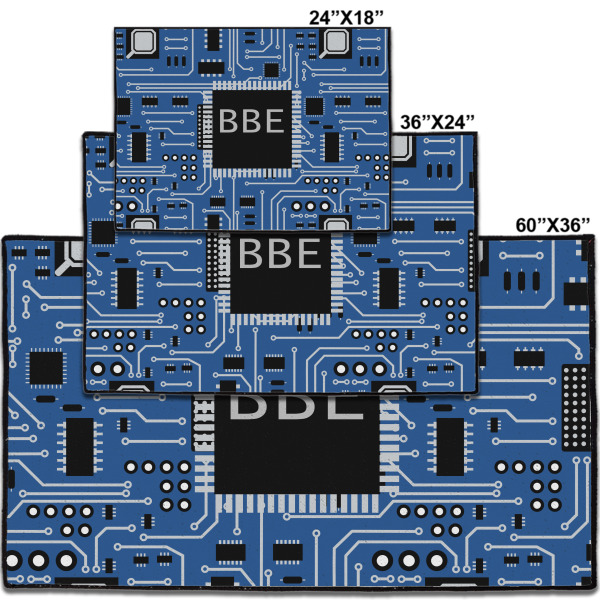 Custom Design - Door Mats - Size Comparison