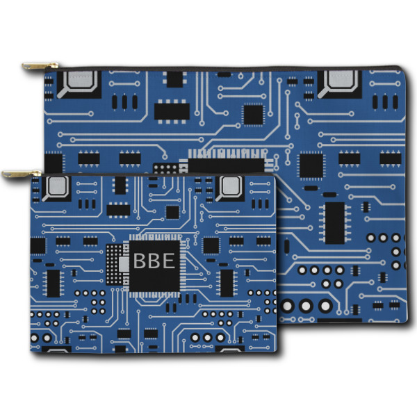 Custom Design - Zippered Pouches - Size Comparison