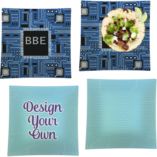 Custom Design - Set of Square Dinner Plates