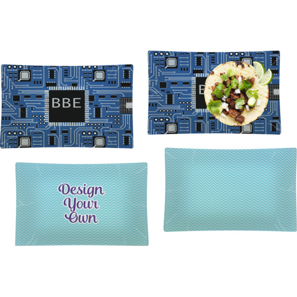 Custom Design - Set of Rectangular Dinner Plates