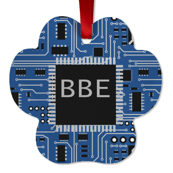 Custom Design - Metal Paw Ornament - Front