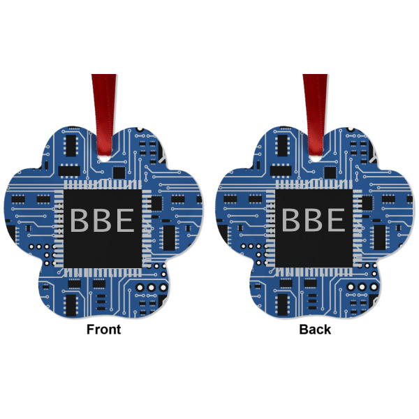 Custom Design - Metal Paw Ornament - Front and Back