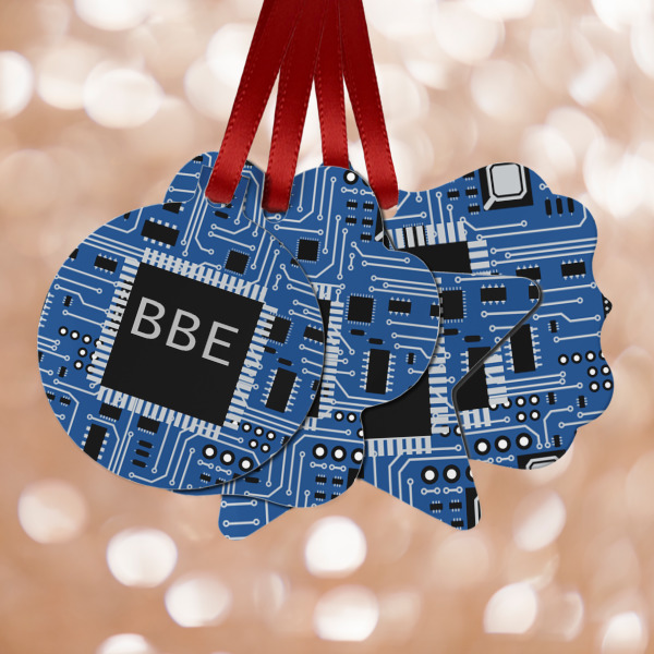 Custom Design Your Own Metal Ornaments - Double-Sided