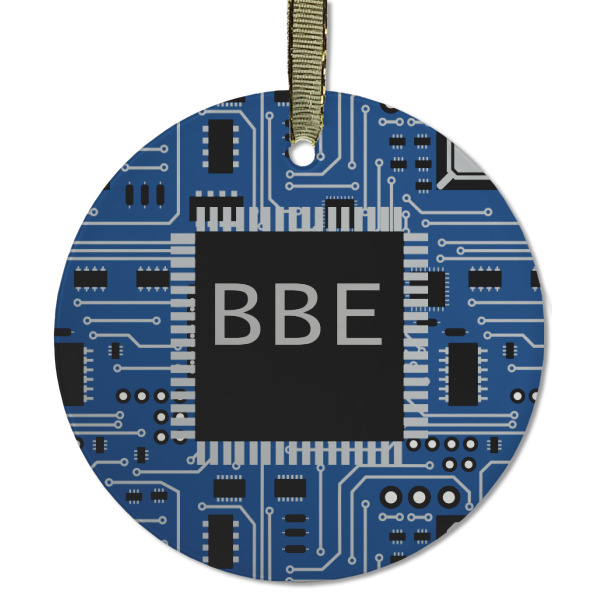 Custom Design - Frosted Glass Ornament - Round