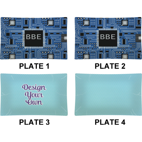 Custom Design - Set of Rectangular Dinner Plates (Approval)
