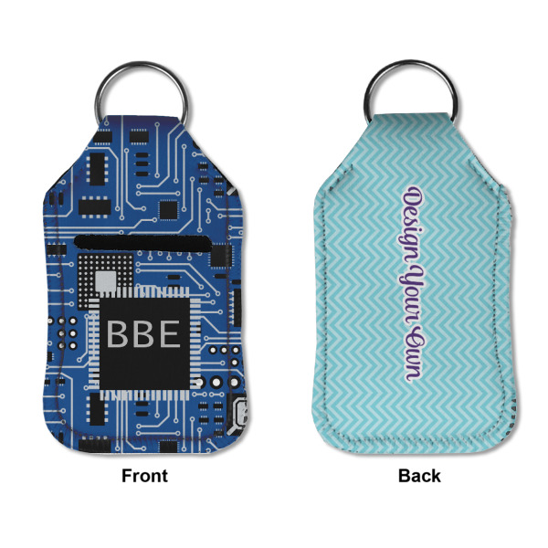 Custom Design - Sanitizer Holder Keychain - Small APPROVAL (Flat)