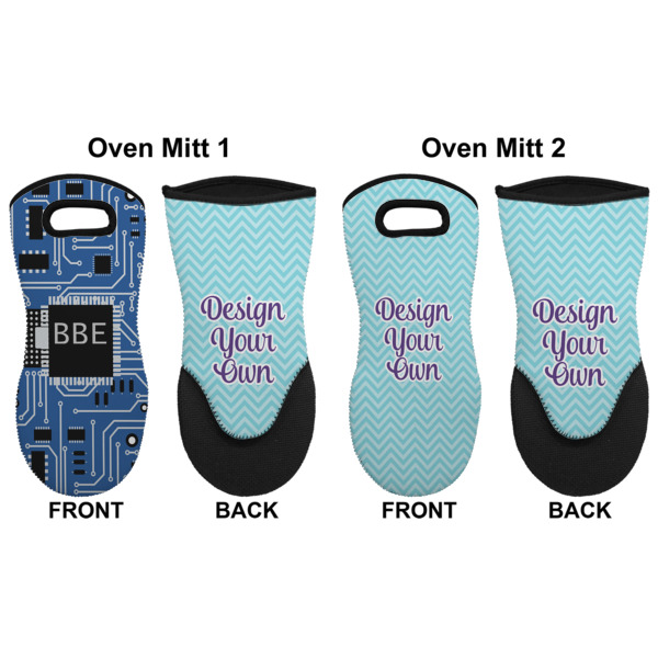 Custom Design - Neoprene Oven Mitt - Set of 2 - Approval