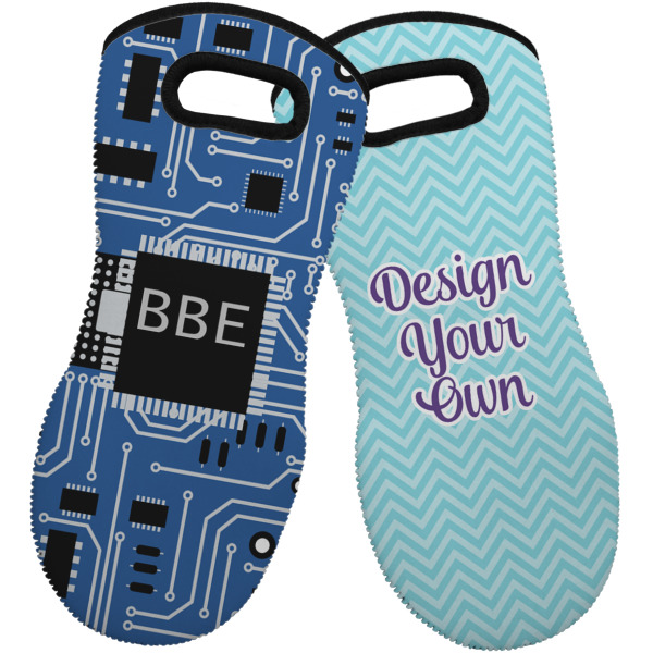 Custom Design - Neoprene Oven Mitt -Set of 2 - Front