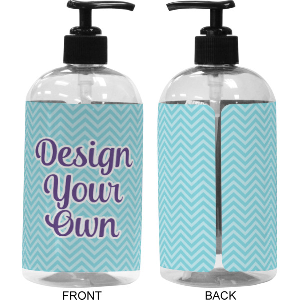 Custom Design - 16 oz Plastic Liquid Dispenser (Approval) - Black