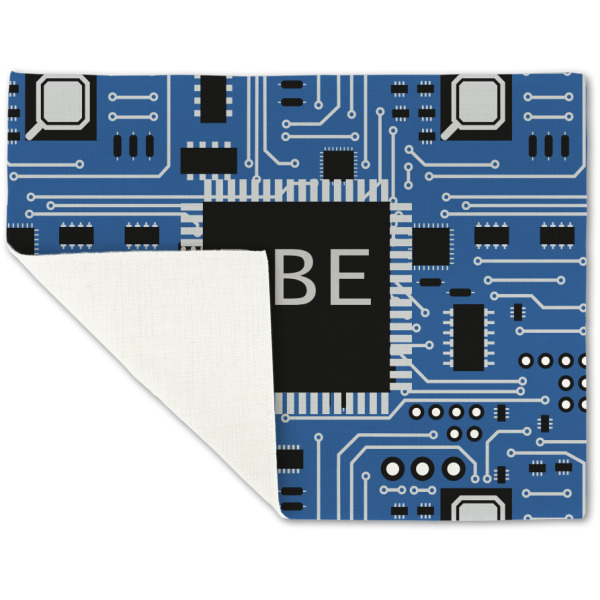 Custom Design - Linen Placemat - Folded Corner (single side)