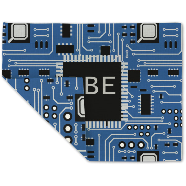 Custom Design - Linen Placemat - Folded Corner (double side)