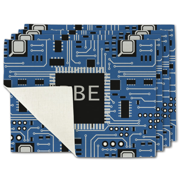 Custom Design Your Own Single-Sided Linen Placemat - Set of 4