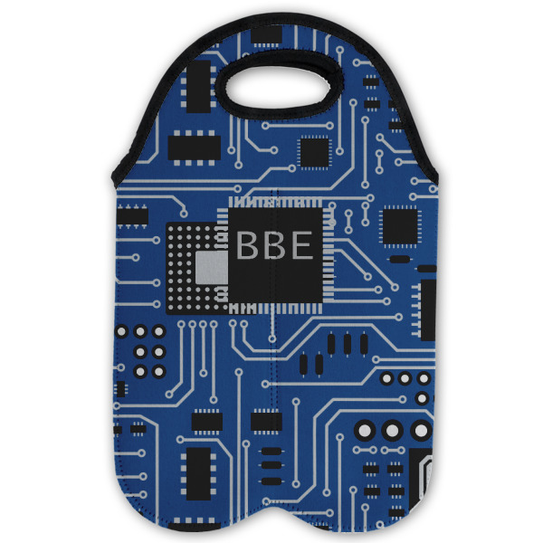 Custom Design - Double Wine Tote - Flat