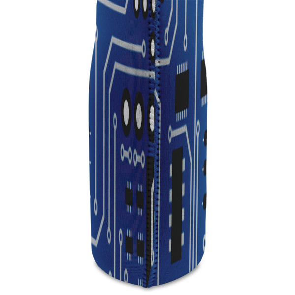 Custom Design - Double Wine Tote - Side Closeup