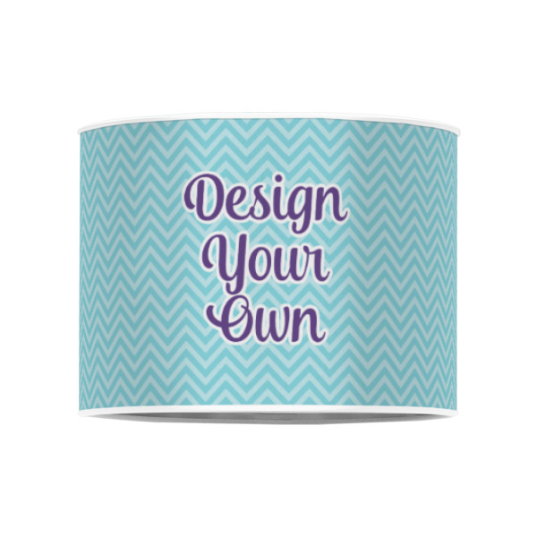 Custom Design - 8" Drum Lampshade - FRONT (Poly Film)