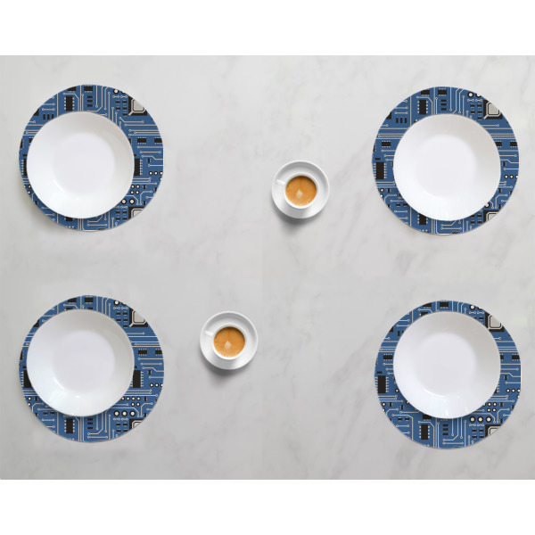 Custom Design - Round Linen Placemats - LIFESTYLE (set of 4)