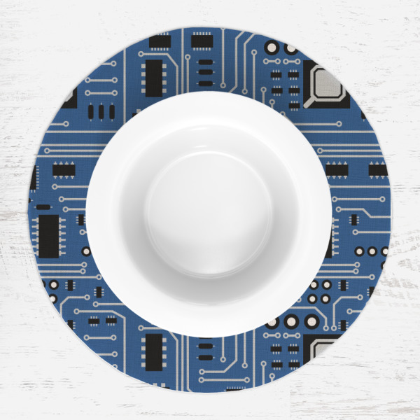 Custom Design - Round Linen Placemats - LIFESTYLE (single)