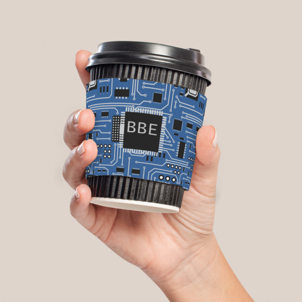Custom Design - Coffee Cup Sleeve - LIFESTYLE